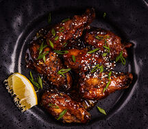 Куриные крылышки по-корейски в остро-сладком соусе