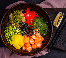 Поке лосось