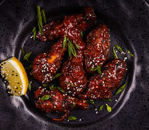 Куриные крылышки по-корейски в остром соусе