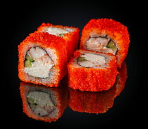 Ролл Калифорния с креветками