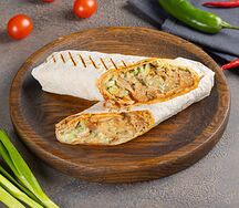 Шаурма в обычном лаваше