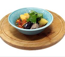 Говядина с овощами