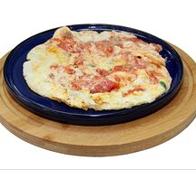 Яичница с помидорами