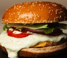 Эби бургер с креветкой