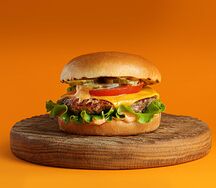 Бургер из мраморной говядины