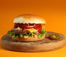 Бургер Острый с мраморной говядиной