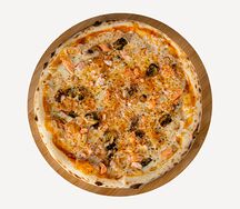 Пицца с морепродуктами