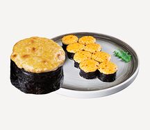 Запечённый ролл с креветкой