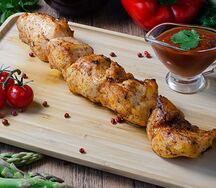 Шашлык из куриной грудки