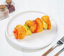 Шашлык куриный с овощами