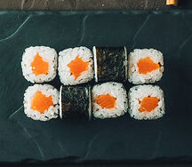 Мини с лососем