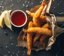 Креветки в кляре