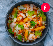 Токпокки с креветками