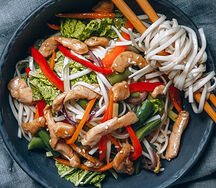 Вок №4 Удон с курицей