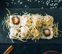 Ролл Цезарь с креветкой