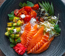 Поке с лососем