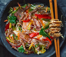 Вок №1 Бекон и говядина