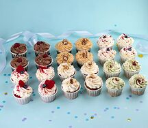 Подарочный сет капкейков 24шт