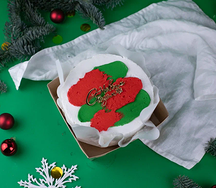 Бенто-торт С новым годом красный!