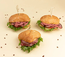 Набор бургеров мини с ростбифом