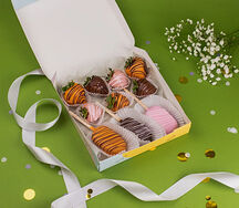 Клубника в бельгийском шоколаде с эскимо Оранжевое Вдохновение