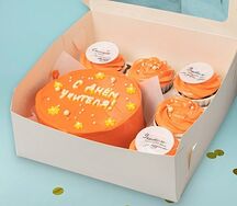 Бенто-бокс Любимому учителю оранжевый