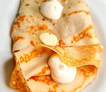 Блин со сметаной