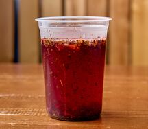 Малиновый чай с мятой