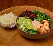 Салат с креветками