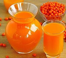 Морс домашний, облепиховый