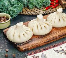 Хинкали с сыром и грибами