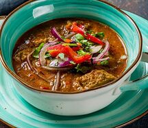 Острая солянка по-грузински