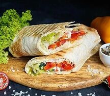 Овощная шаурма по-грузински, запечённая