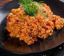 Чирбули (яичница с помидорами по грузинский)