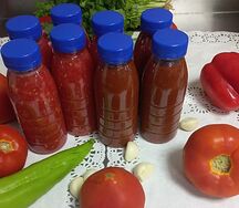 Аджика из спелых томатов с чесночком и болгарским перцем