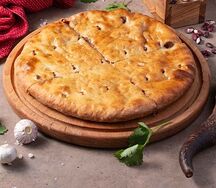 Хачапури с ветчиной и сыром