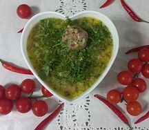 Суп по-грузински с фрикадельками