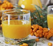 Морс домашний, облепиховый