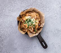 Жюльен с подкопченной курицей