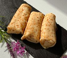 Блинчики с грушей и маскарпоне