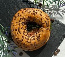 Бейгл с форелью