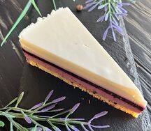 Муссовый чизкейк голубика-ежевика без глютена