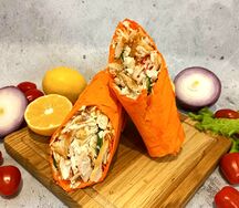 Шаурма куриная в сырном лаваше