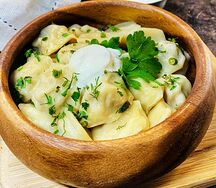 Самолепные пельмени Настоящие мясные