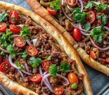Пиде с мясом (Кушбашы пиде)
