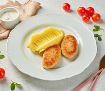 Котлеты куриные с картофельным пюре