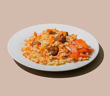 Плов Веганский с курицей (веган, постная)