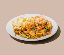 Тофу карри с овощами (веган, постная)