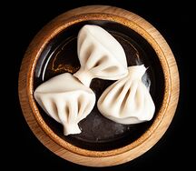 Хинкали со свининой и говядиной