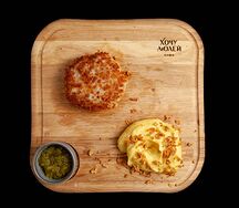 Пожарская котлета с пюре